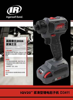 D3411 IQV20™ 紧凑型锂电起子机