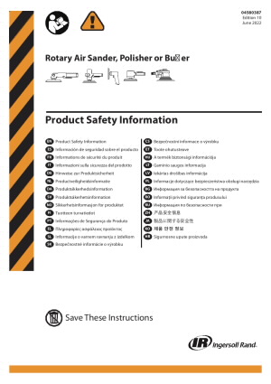 Product Safety Information