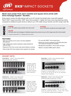 DXS® IMPACT SOCKETS